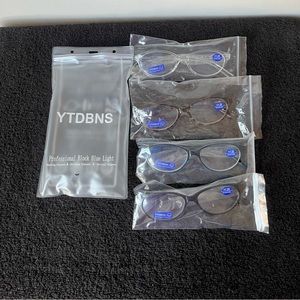 YTDBNS Professional Blue Light Blocking Readers +1.25 (Set of 4)